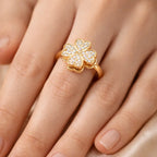 Bague anti-stress Trèfle de Sérénité