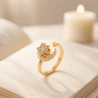 Bague anti-stress - Lune & Étoile de Sérénité