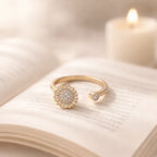 Bague anti-stress - Fleur de Givre