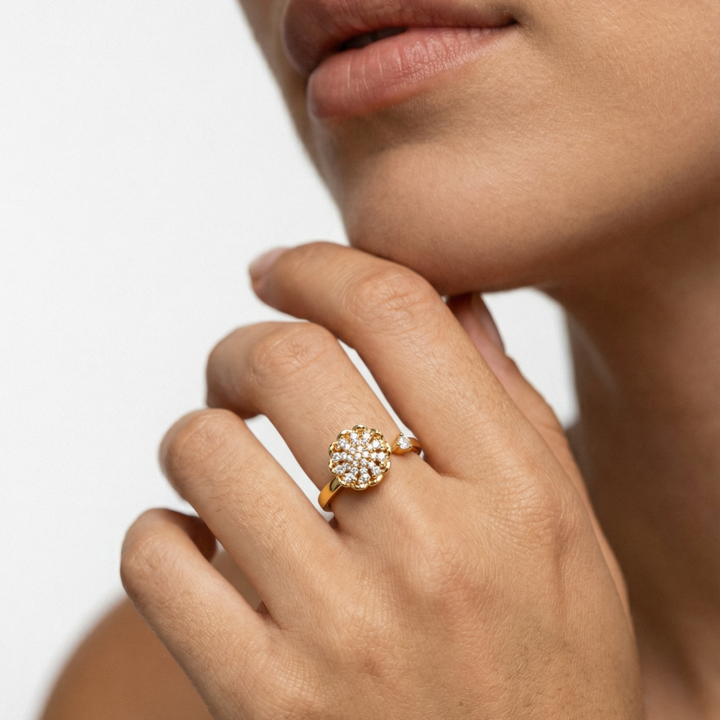 Bague anti-stress - Fleur Apaisante