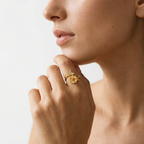 Bague anti-stress - Papillon & Fleur de Sérénité