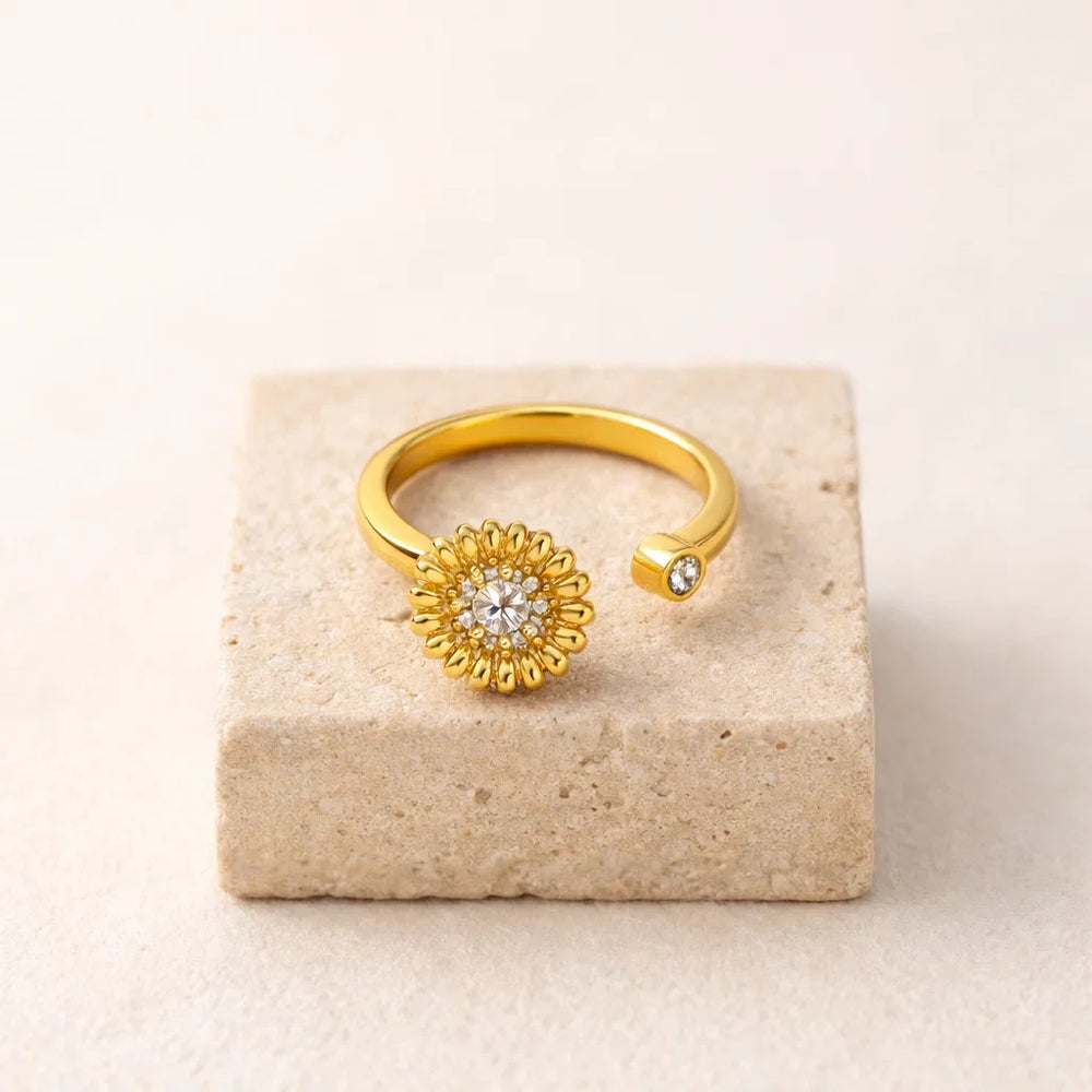 Bague anti-stress - Fleur de Givre