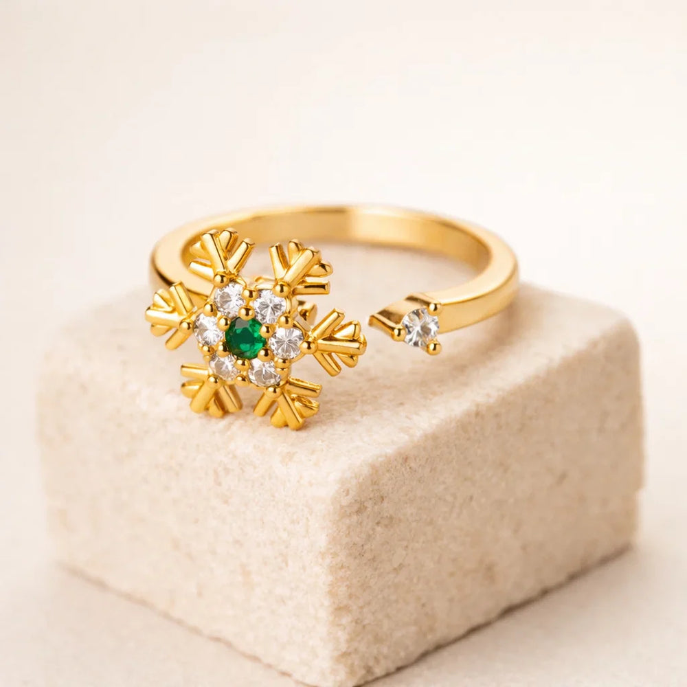 Bague anti-stress- Flocon de Sérénité